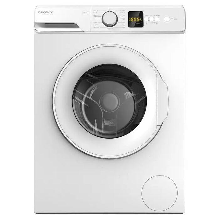 Crown LW 86T Washing Machine 800 rpm 6.00 kg D White - Перални<<<Домакински електроуреди<<<ZoraSite