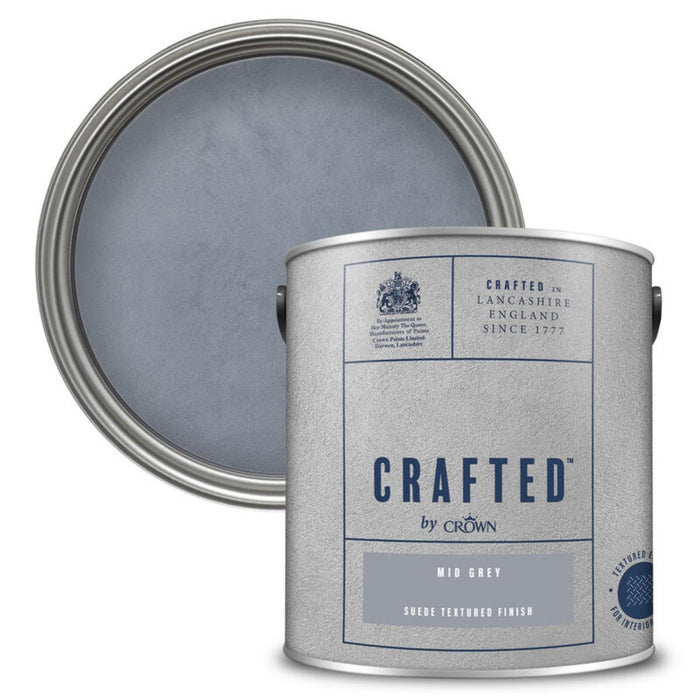 SUEDE EFFECT PAINT CROWN MID GRAY 2.5L