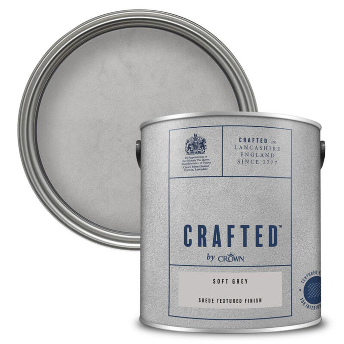 SUEDE EFFECT PAINT CROWN SOFT GRAY 2.5L