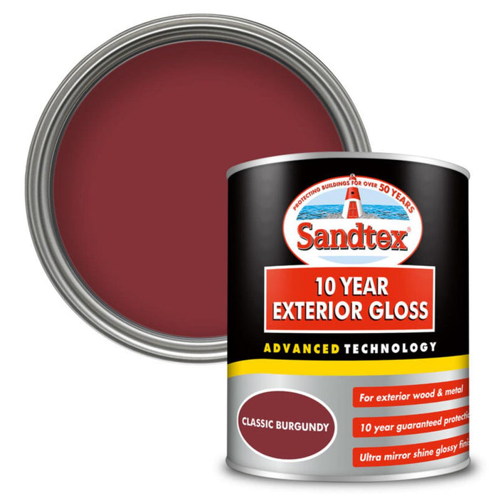PAINT SANDTEX GLOSS BURGUNDY 0.750L