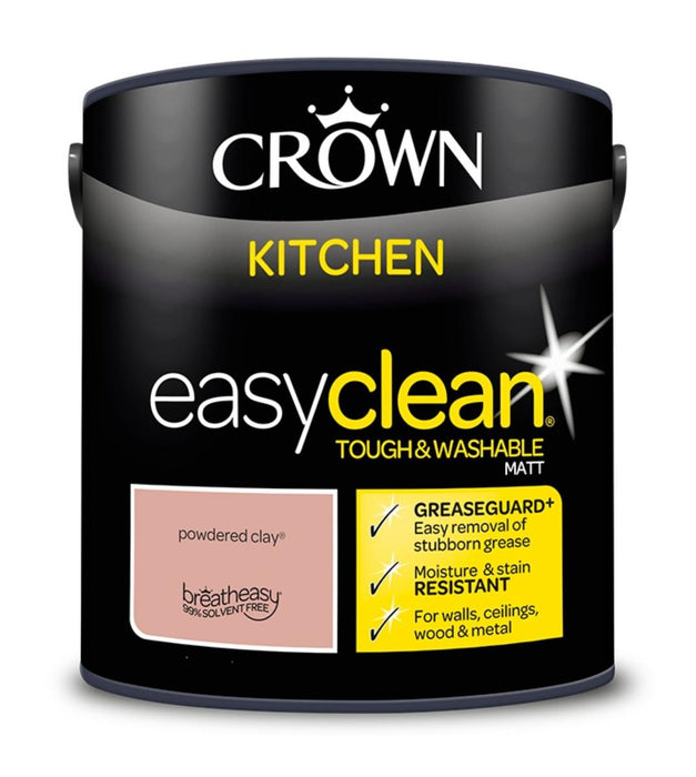 CROWN POWDERED CLAY KITCHEN PAINT 2.5L