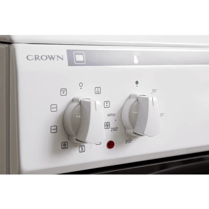 Electric cooker Crown 50C3MA, White, Ceramic