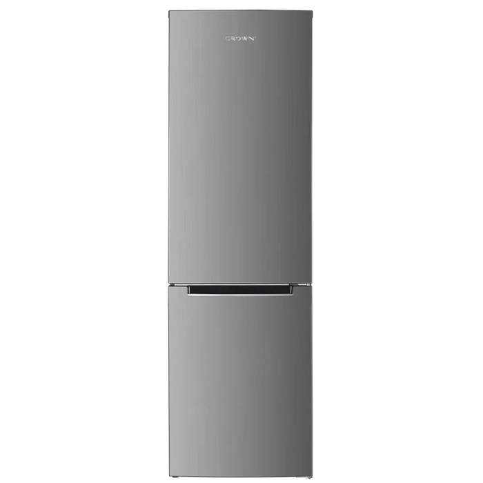 Refrigerator with freezer Crown CBN-265IX, 253 l, E, No Frost, Stainless steel