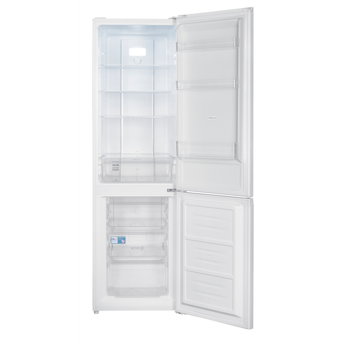 Refrigerator with freezer Crown CBN265EW***, 253 l, E, No Frost, White