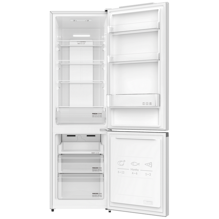 Refrigerator with freezer Crown CBN269WH, 262 l, E, No Frost, White