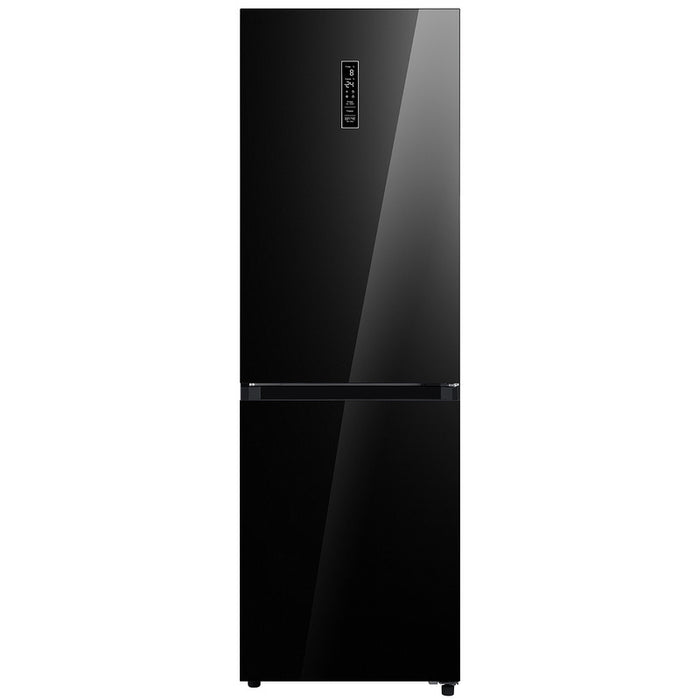 Refrigerator with freezer Crown CBN340BLG, 338 l, E, No Frost, Black