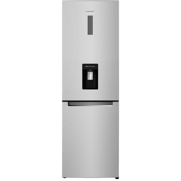 Refrigerator with freezer Crown CBN444DIX/DIS, 320 l, E, No Frost, Stainless steel