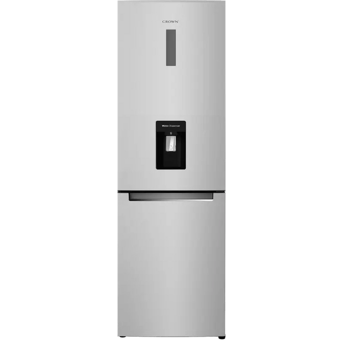 Refrigerator with freezer Crown CBN444DIX/DIS, 320 l, E, No Frost, Stainless steel