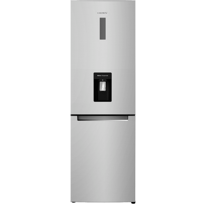 Refrigerator with freezer Crown CBN444DIX/DIS, 320 l, E, No Frost, Stainless steel
