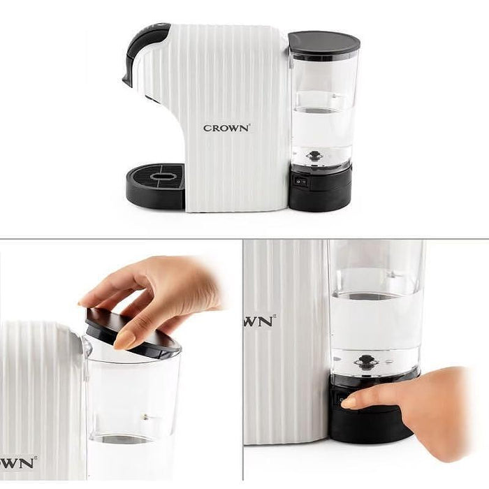 Crown CCM-1531W 7 in 1 capsule coffee machine
