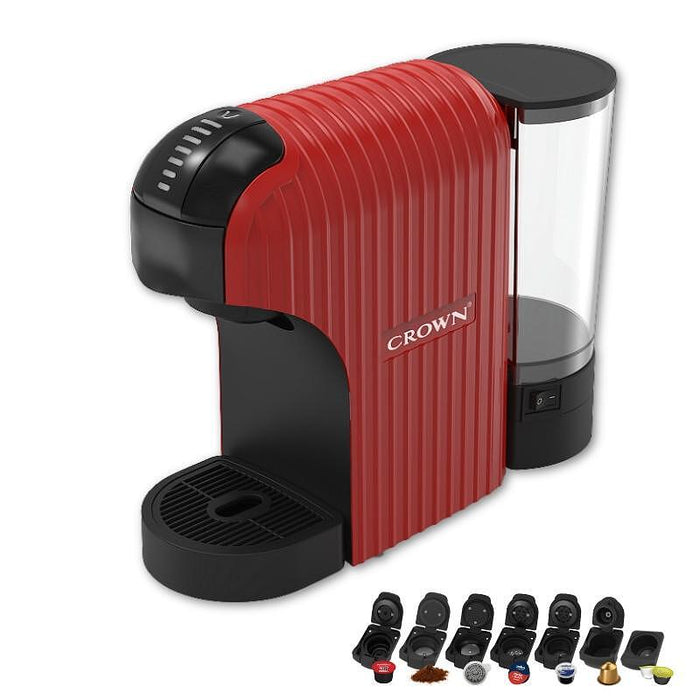 Crown CCM-1532R 7 in 1 capsule coffee machine