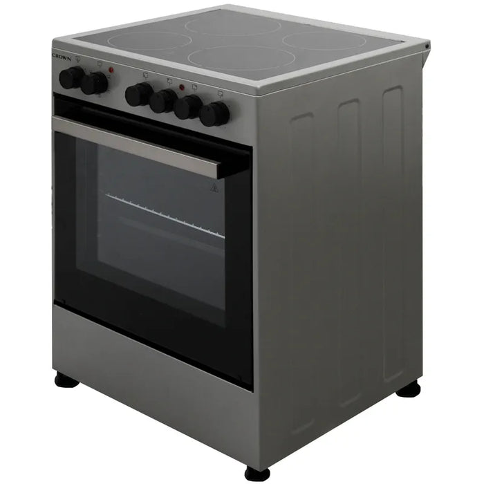 Electric cooker Crown CEC-6060V IX***, INOX, Ceramic