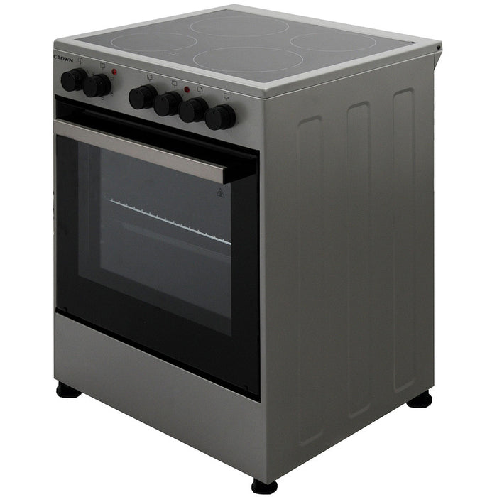 Cooker (current) Crown CEC-6060V IX, Ceramic, INOX