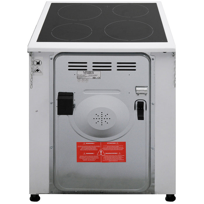 Cooker (current) Crown CEC-6060V W, Ceramic, White