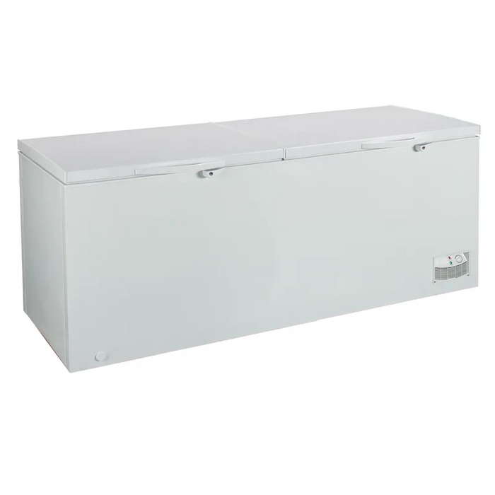 Crown CHF700 E freezer, 658 l, E, White, Static