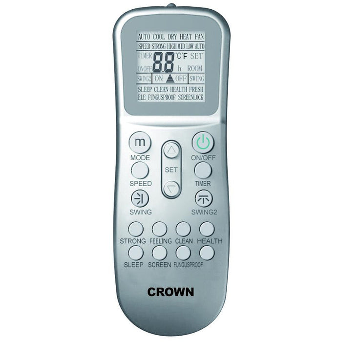 Air conditioner Crown CIT-09FO62AS , 9000 ohl/heating BTU, A++ , Inverter systems