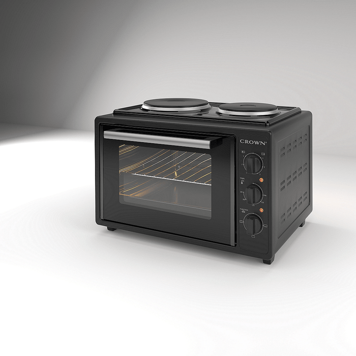 Cooker (mini) Crown CMO-355BF, 2 current, Black
