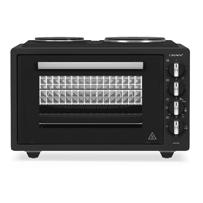 Cooker (mini) Crown CMO-433BL, 2 current, Black