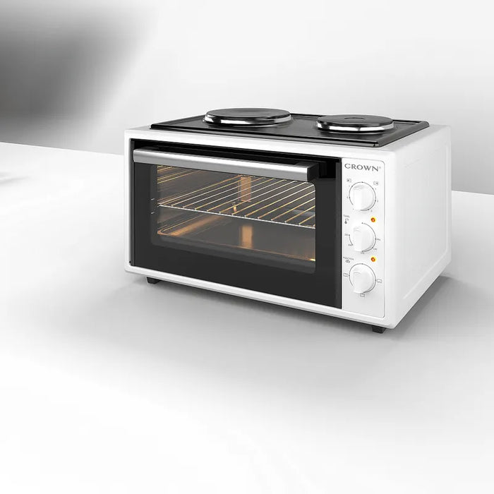 Cooker (mini) Crown CMO-466WF, 2 current, White