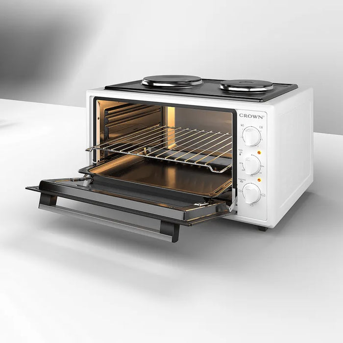 Cooker (mini) Crown CMO-466WF, 2 current, White