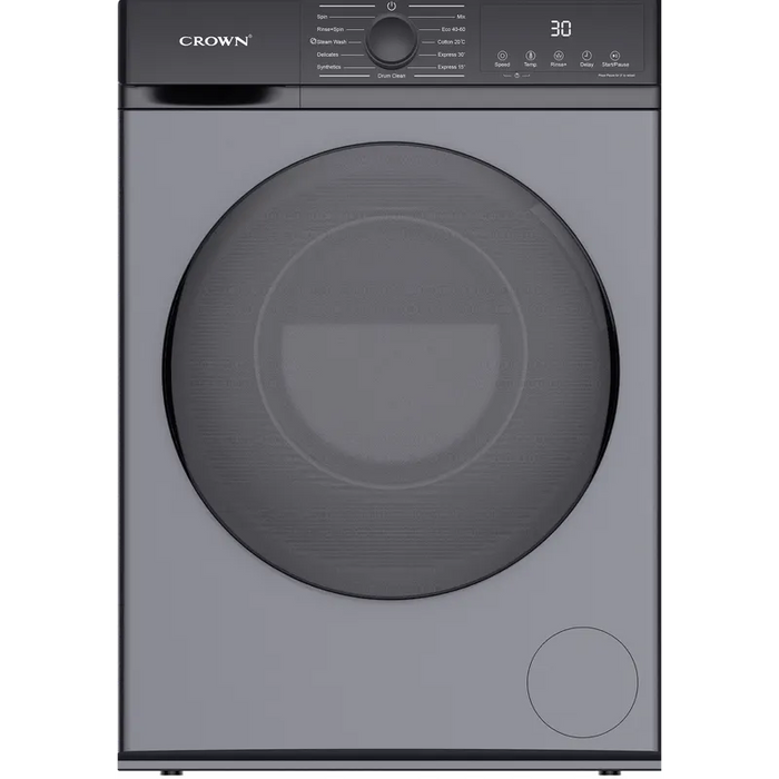 Washing machine Crown CWM10J12BLDCIX, 10.00 kg, 1400 rpm, A, Inox