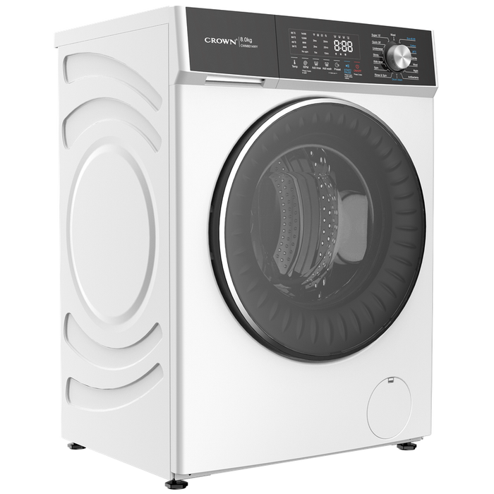 Crown CWM8014WY Washing Machine, 1400 rpm, 8.00 kg, A, White