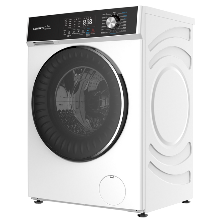 Crown CWM8014WY Washing Machine, 1400 rpm, 8.00 kg, A, White