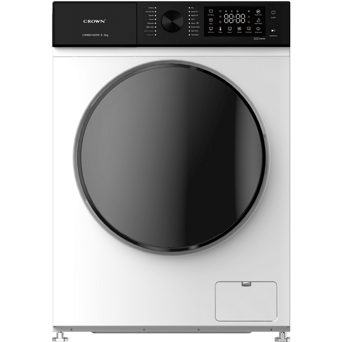 Washing machine Crown CWM81400W, 1400 rpm, 8.00 kg, A, White