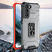Crystal Ring Case Kickstand Tough Rugged Cover for Samsung Galaxy S21+ 5G (S21 Plus 5G) blue - Cell phone cases
