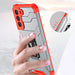 Crystal Ring Case Kickstand Tough Rugged Cover for Samsung Galaxy S21+ 5G (S21 Plus 5G) blue - Cell phone cases