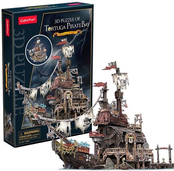Cubic Fun 3D puzzle of 218 pieces - Pirate ship