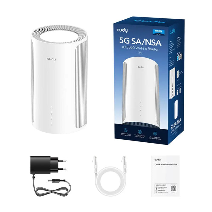 CUDY P4 Wi-Fi 6 5G SA/NSA AX3000 Router - RoutersKIL-ROU<<<CommunicationKIL<<<ActionPL