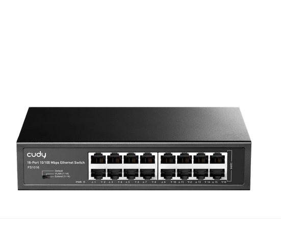 Switch Cudy FS1016, 16 ports, 10/100Mbps, Metal Switch