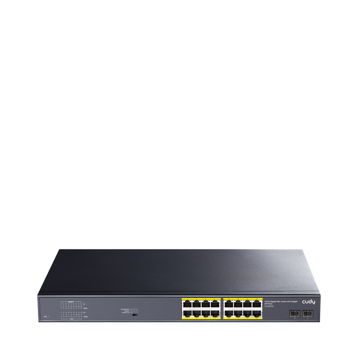 Cudy GS1020PS2 switch, 16 x Gigabit PoE, 2 x Gigabit SFP