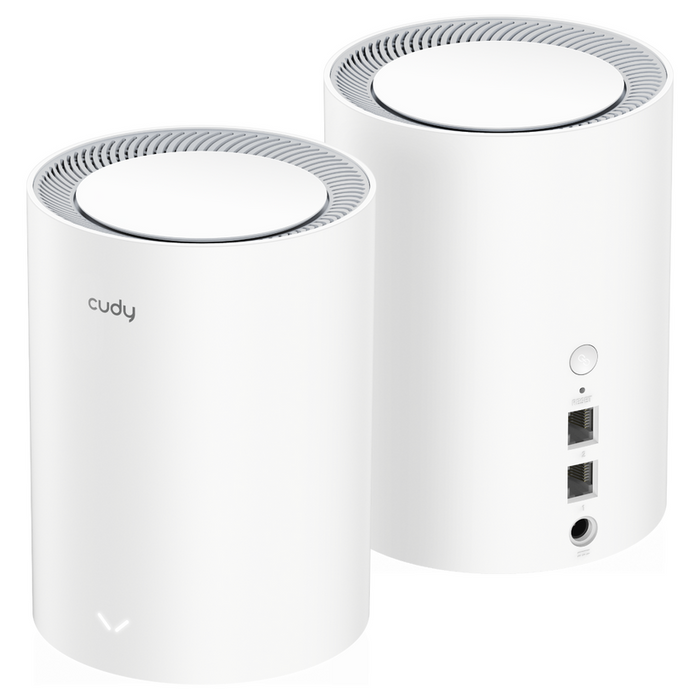 Wireless MESH system Cudy M3000, 2 pieces, AX3000 Dual Band, 2.4/5 GHz, 574 - 2402 Mbps