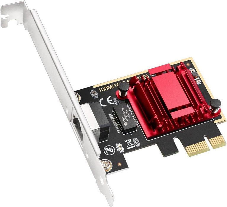 Network card Cudy PE25, PCIe, 10 Mbps/ 100 Mbps/ 1 Gbps/ 2.5 Gbps
