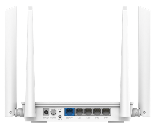 Wireless router Cudy WR3000H, AX3000, 2.4/5 GHz, 1x 2.5Ghz WAN port, 10/100/1000