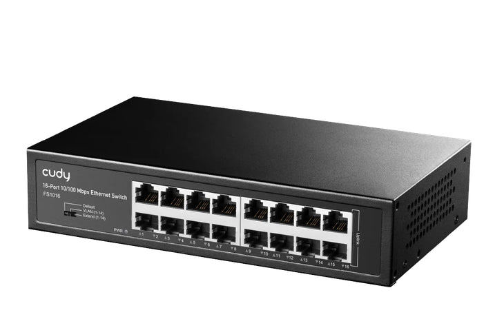 Switch Cudy FS1016, 16 ports, 10/100Mbps, Metal Switch