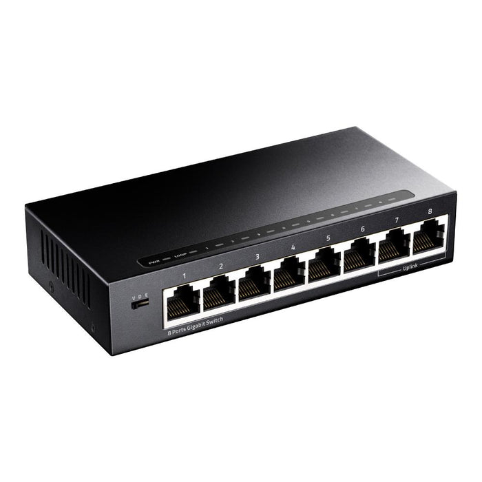 Switch Cudy GS108, 8 ports, 10/100/1000, Auto-MDI/MDIX, Metal housing
