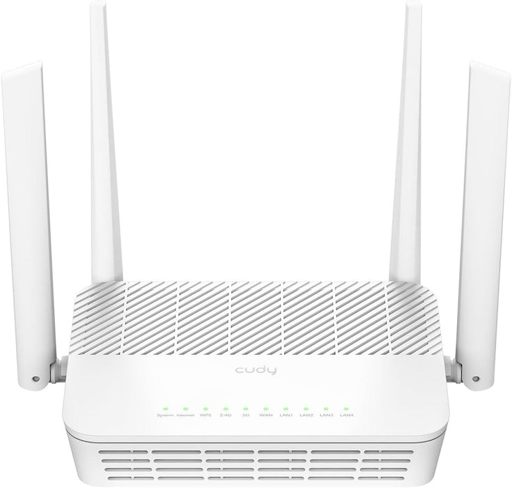 Cudy WR3000S WiFi6 Wireless Router, AX3000, 4 Gigabit WAN/LAN Ports, 4 x 5dBi Antennas