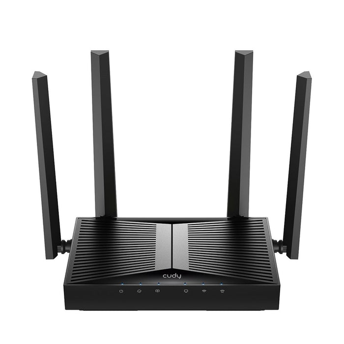 Wireless router Cudy WR3600H, 1× 2.5GbE, 4× GbE, 2882 Mbps + 688 Mbps, 3.6 Gbps, Dual-Band Wi-Fi 7 , VPN Server and Client, 10/100/1000