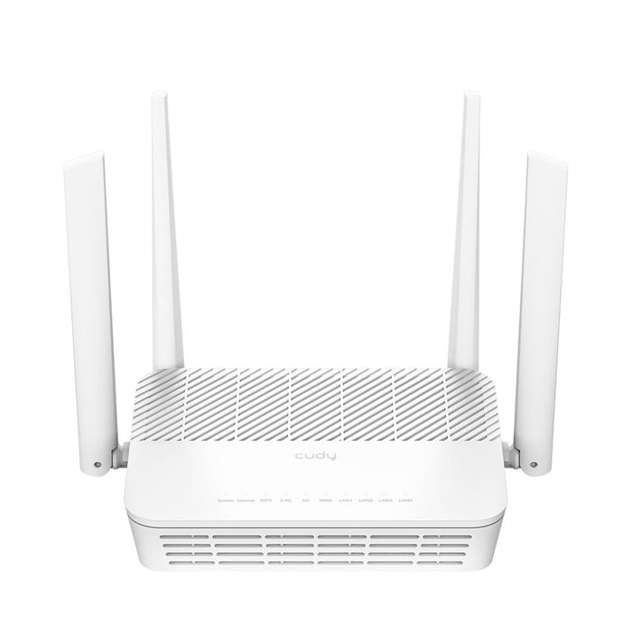 Wireless router Cudy WR3000H, AX3000, 2.4/5 GHz, 1x 2.5Ghz WAN port, 10/100/1000