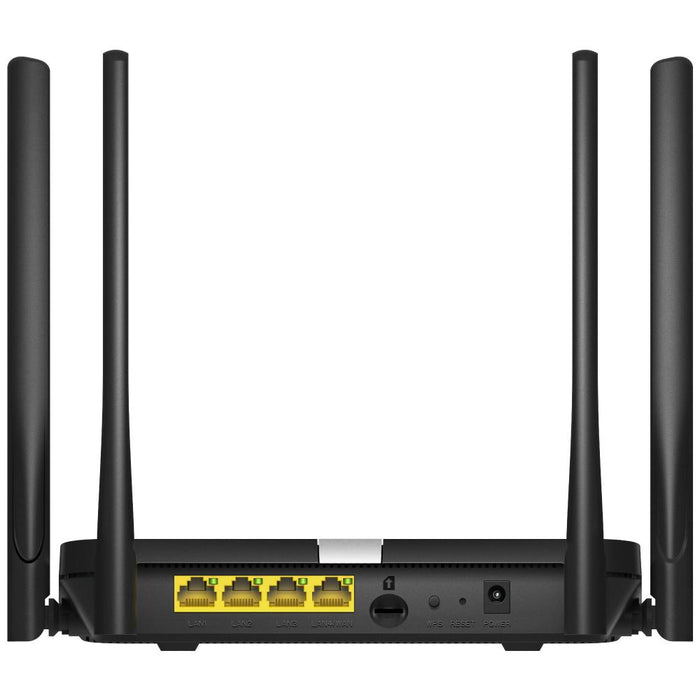 Wireless router Cudy LT500, 4G LTE AC1200, 2.4/5 GHz, 300 - 867 Mbps, 10/100