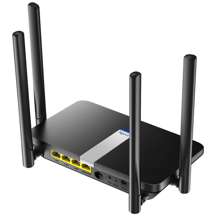 Wireless router Cudy LT500, 4G LTE AC1200, 2.4/5 GHz, 300 - 867 Mbps, 10/100