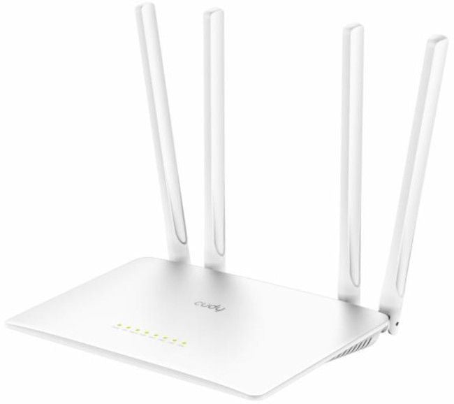 Wireless router Cudy WR1200, V2.0, 2.4/5 GHz, 300 - 867 Mbps, 10/100/