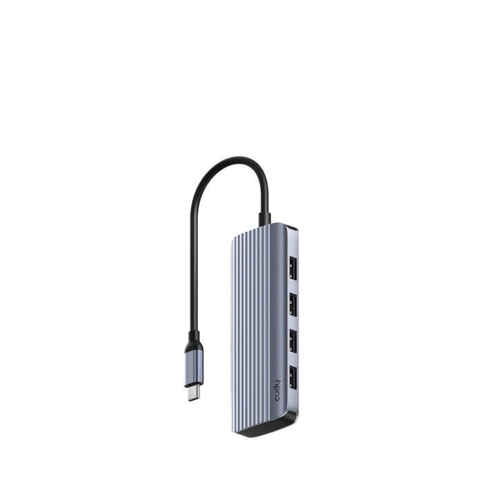 Cudy UH500 laptop dock/port replicator USB 3.2 Gen 1 (3.1 Gen 1) Type-C Grey, Silver