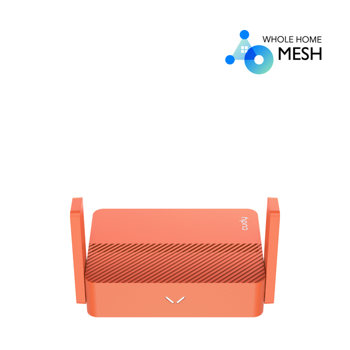 Wireless router CUDY Travel TR1200, AC1200, 2 x 10/100 Mbps, USB3.0, red