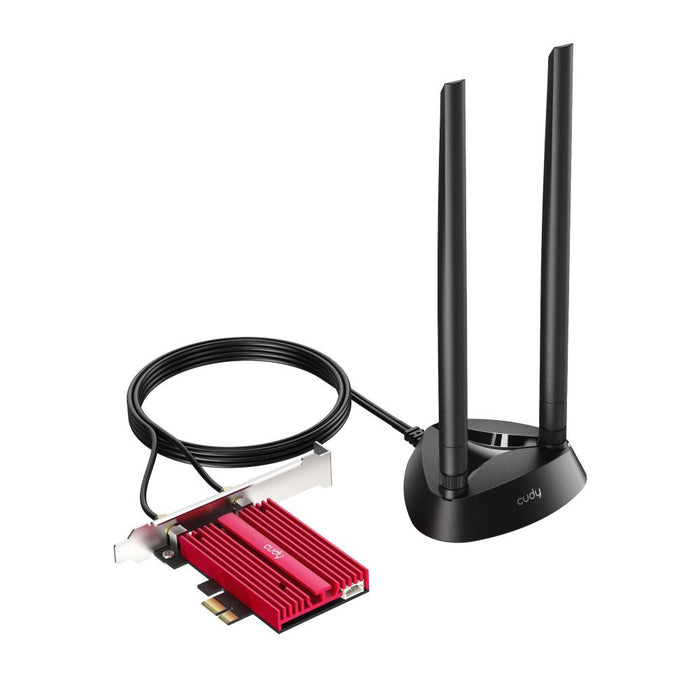 Network card Cudy WE4000, PCIe, 2.4/5 GHz, 574 - 2402 Mbps