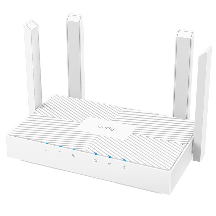 Wireless router CUDY WR1300E, Dual-band AC1200, 300+867 Mbps, 3xGigabit