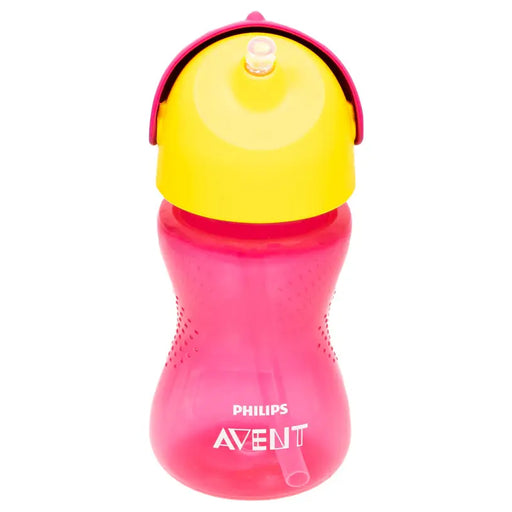 CUP WITH STRAW 300 ML PINK 12 M + PHILIPS AVENT - Кани гарафи и бутилки<<<Домашни потреби<<<Кухня<<<Praktiker